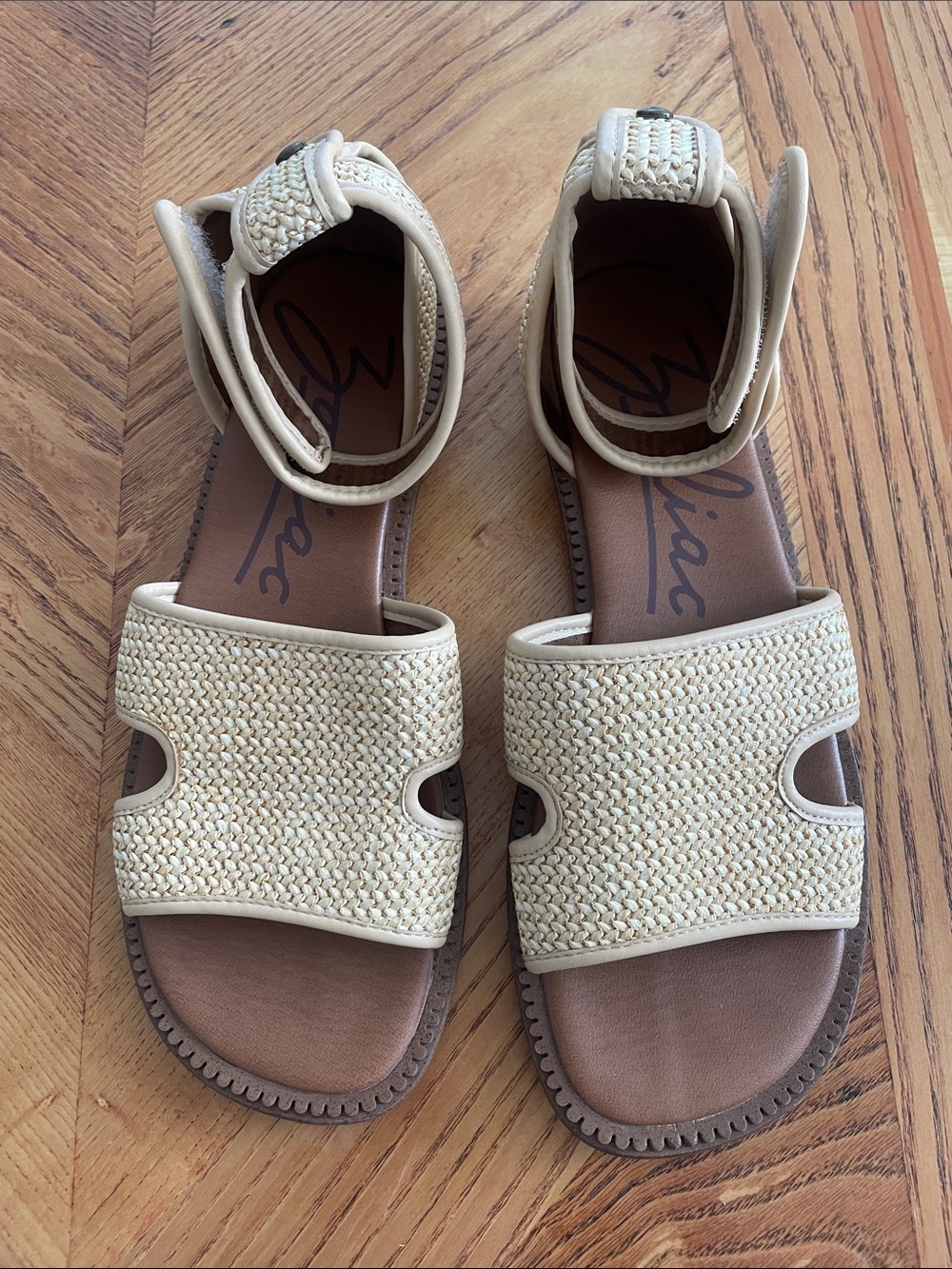 Zodiac Woven Ankle-Strap Sandals - Picture 3 of 4